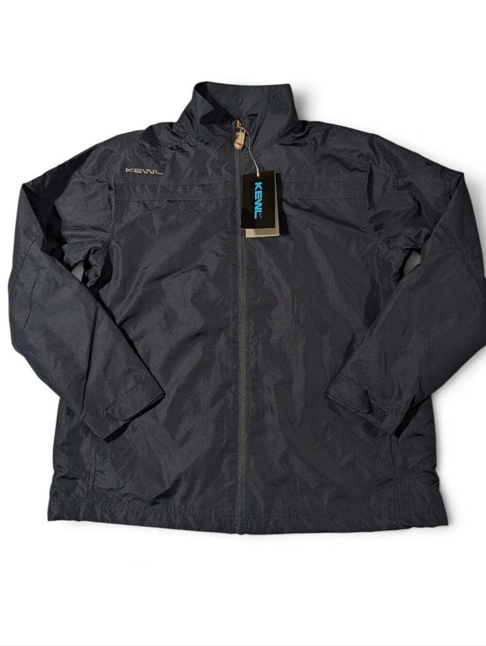 Kewl Boy's Navy Lightweight Windbreaker Jacket Size Medium 8/10